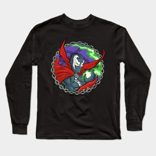 Red and black zombie Long Sleeve T-Shirt